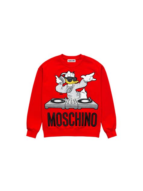 moschino x h&m sweatshirt.